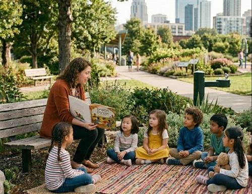 שעת סיפור בגן מאיר: סתם ים