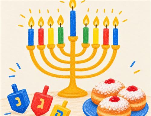 סדנת הכנת חנוכייה