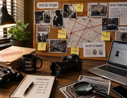 הרצאה - מאחורי הקלעים של עולם החקירות