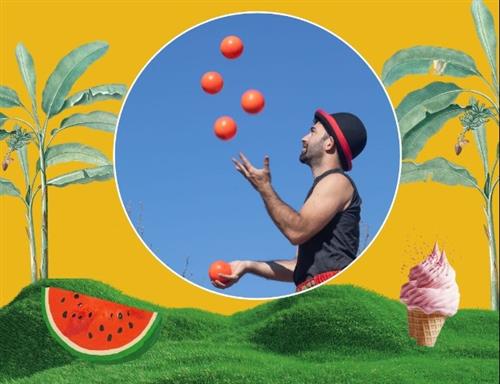 מופע קרקס וסדנת להטוטים