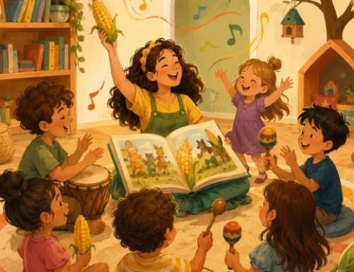 שבוע הספר - בעקבות הספר "תירס חם"