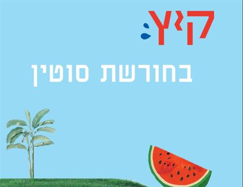 קיץ בחורשת סוטין