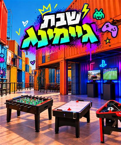 שבת גיימינג בבית המכולות