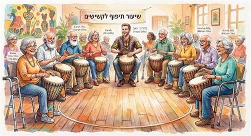 מעגל תיפוף במועדון היימס